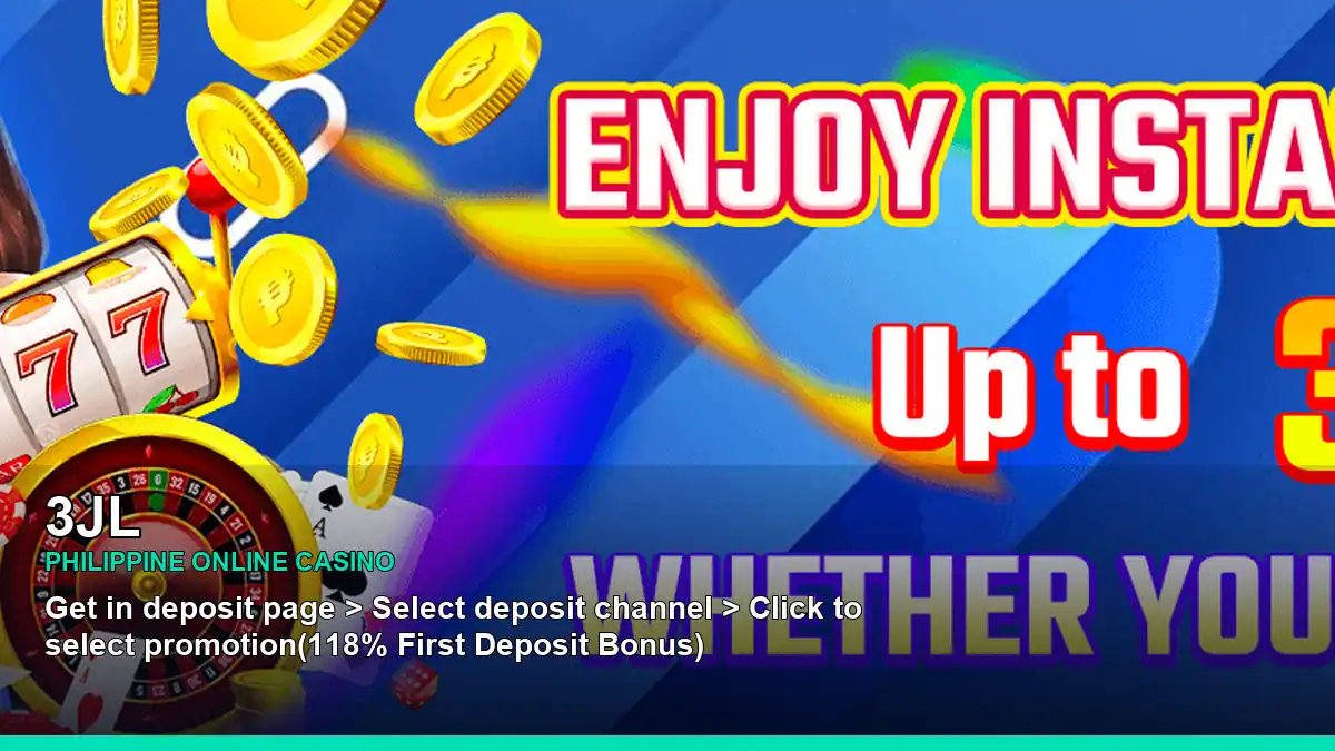 3JL online casino and slot games for Philippine players